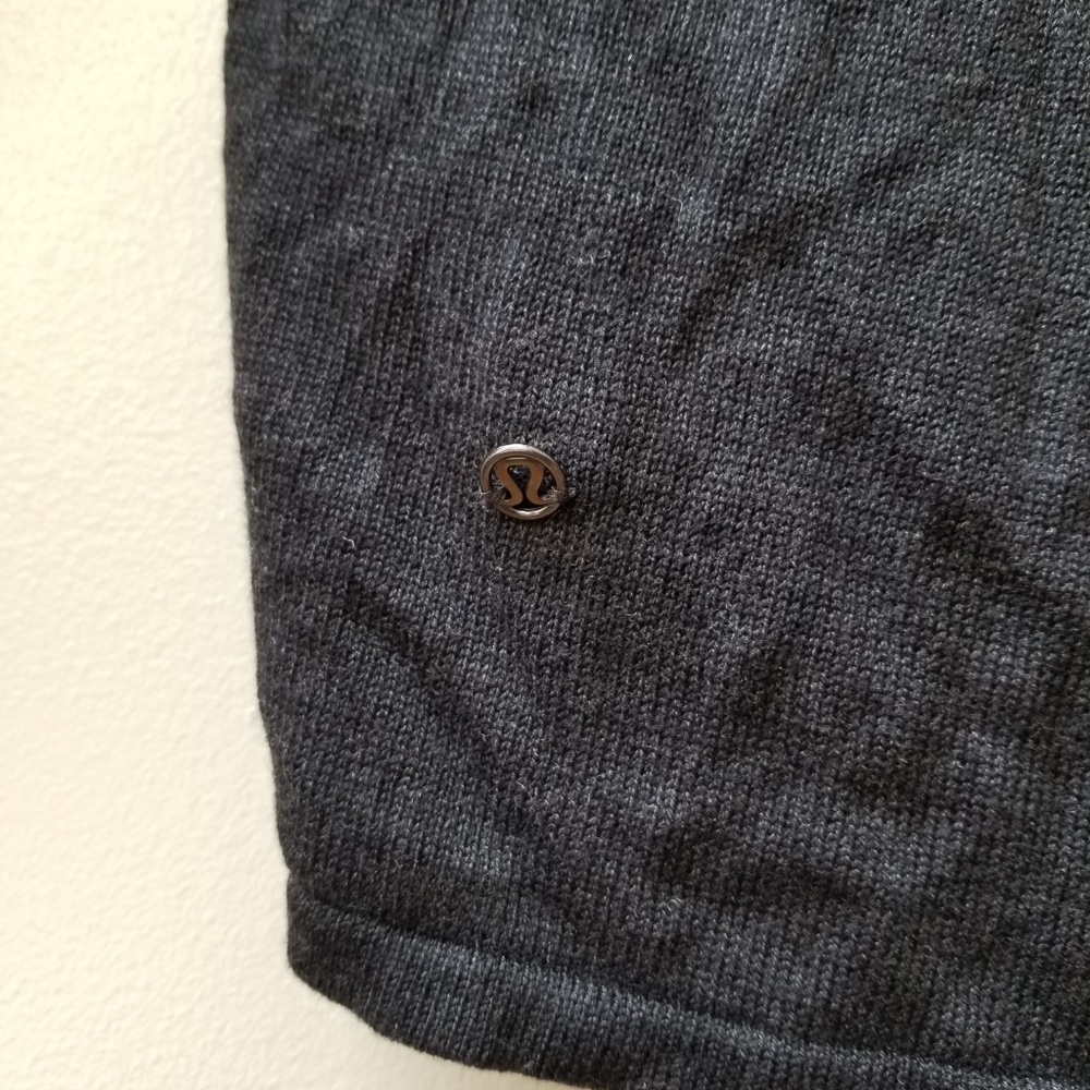 Lululemon Knit Wrap Sweater Black - Picture 6 of 6